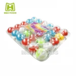 Poke Mon Ball Toy Round Candy with Paster and Plastic Toy in Blister Boxes