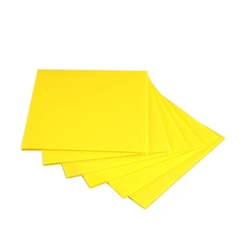 Polypropylene Sheet Corrugated Plastic Pp Board Correx Hollow 4Mm Antistatic Cellular Extruded Copolymer Pure