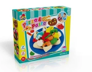 Popular modeling clay game with childrens Pizza Playdough