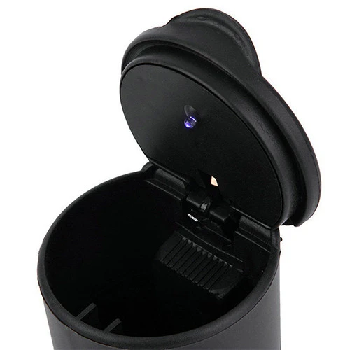 Portable Ashtray Outdoor Ash Tray Holder Auto Car Truck LED  Storage Case Ashtray for Car Home Smoking Accessories