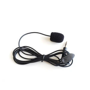 Portable Mini 3.5mm Tie Lapel Lavalier Clip On Microphone For Lectures Teaching For PC Desktop computer Notebook