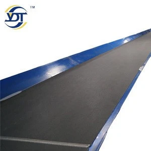 portable motorized economic pvc conveyor belt  used for parcel express and logistic company with factory price
