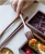 Import Portable Reusable Picnic Bamboo Spoon Fork Chopsticks Wooden Travel Utensils Cutlery Flatware Tableware Set from China