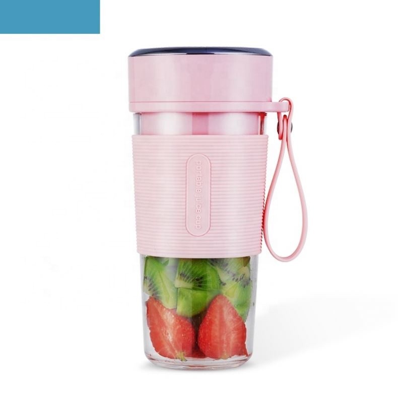 Portable USB Rechargeable Personal Stainless Steel Blades Smoothies Juice Blender