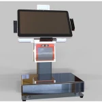 POS Scales All In One Touch Android Cash Register POS Weighing Scale With Printer