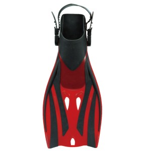 PP+TPR open foot free diving shot fins swimming training fins
