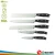 Import Premium Chef Kitchen Knives Set of 5 With Rotating Acrylic Stand from China