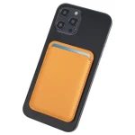 Premium Original 1:1 Customizable PU Leather Credit Wallet with Magsafe For iPhone 12 Magnetic Cell phone Wallet Card Case