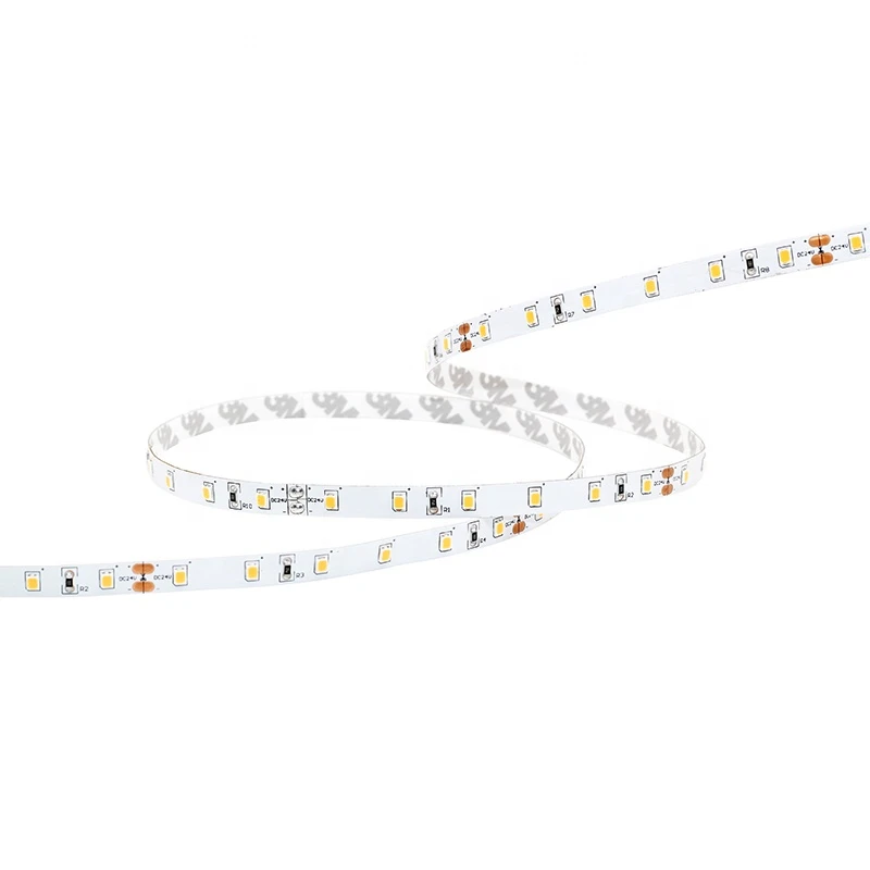 Premium Series High Power SMD 2835 60LEDs 14.4W 24V  White WarmWhite  LED Strip Light with 5 years warranty