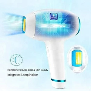 Professional IPL Hair Remover 2 in 1 Cool 350,000 Flashes Light Painless Hair Removal Machine with  LCD Screen