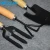 Import Promotion carbon Steel 3Pcs Wood Handle Garden Tools Kit High Quality Gardening Tool Set from China