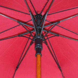 Promotion wooden handle umbrella wholesale