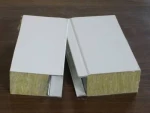 PU Rock wool insulation sandwich panel roof sheet galvanized steel corrugated roof panel