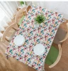 Pure Cotton Thickened Tablecloth Cartoon Color Cat Cover Towel Tea Table Cloth