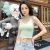 Import push up solid bra Sling bralette ladies comfortable seamless beautiful back sports camisole seamless bra from China