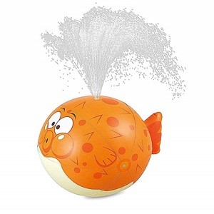 pvc inflatable beach ball summer Fun Inflatable Sprinkler Water Spray beach ball  Fish Water Toys for Kids