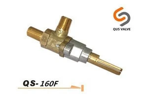 QS 160F single spray brass gas valve for oven, gas oven parts