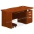 Import QS-OD-VE06  American Style Commercial MDF Office Desk with lacquer painting walnut veneer/ wooden veneer from China