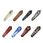 Quality assurance Smoking Pipes Glass With Crystal Quartz Smoking Pipes