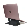 Quality pu Invisible flexible Adjustable Portable Adhesive foldable laptop stand holder for MacBook pad stand on desk