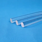 Quartz glass rod for semiconductor and optical fiber