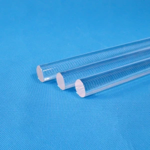 Quartz glass rod for semiconductor and optical fiber