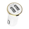 Quick Charge 2.4A Dual Ports USB Car Charger, Bullet Dual Port Car Charger, Pocket USB Car Charger
