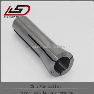 R8 collet hex/round/square type R8 collet of cnc machine  tool accessories