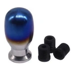Racing Burnt Titanium Baton Style Manual Shift Knob