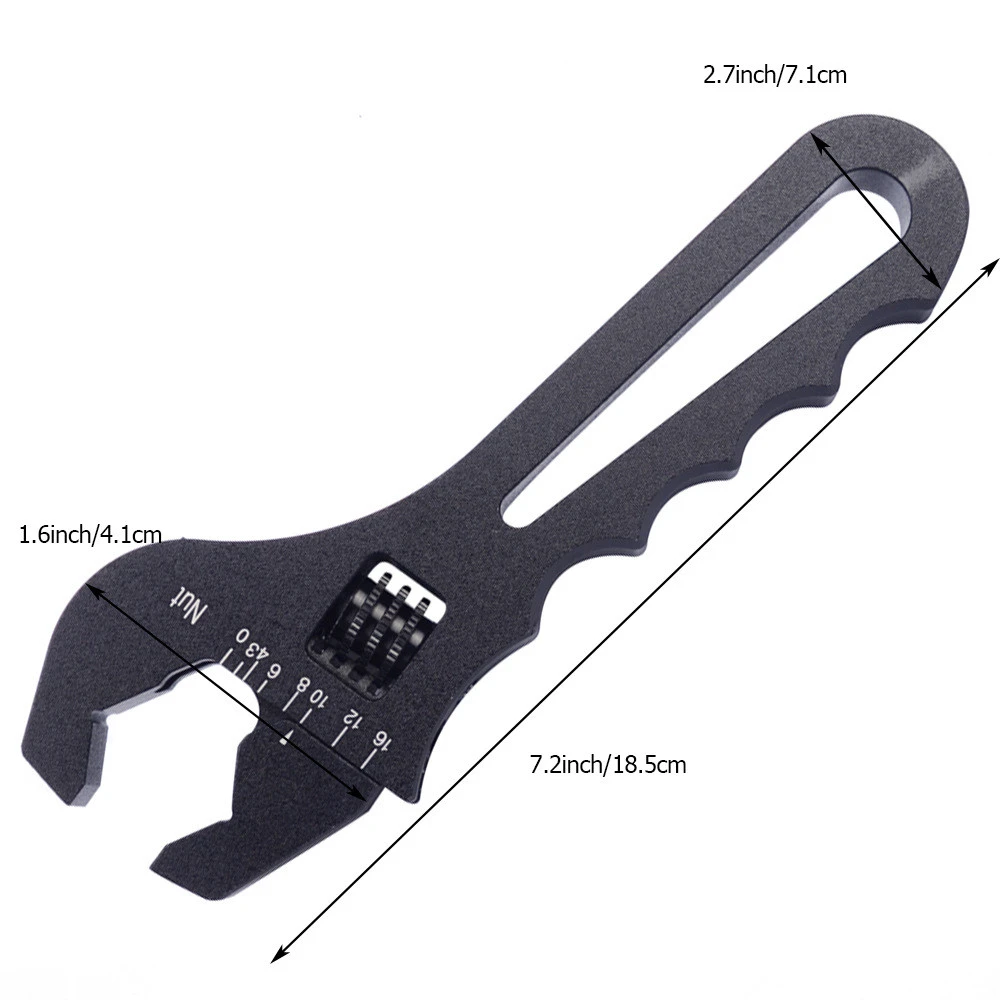 racing car tools. adjustable aluminium wrench. CNC factory custom wrench