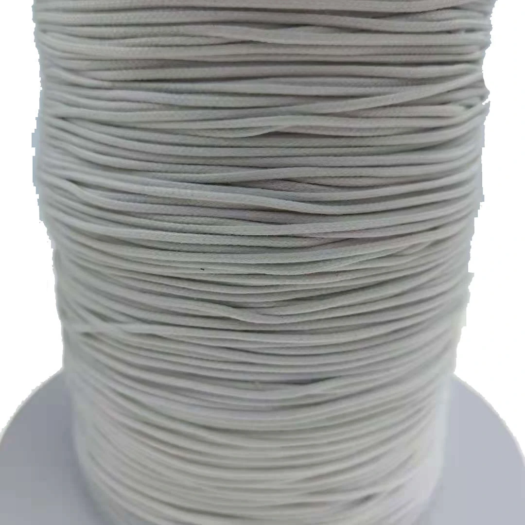Raw White Cord Spandex Cord Factory High Quality Knitted Rope Cotton 2mm-6mm