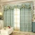 Import Ready made  European Livingroom Curtain Cloth Jacquard Luxury living room curtains with valance from China