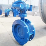 Reasonable price carbon steel handle operation flange connection 304/316+grapite flange butterfly valve