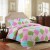 Import Reasonable price high quality quilted 100% cotton patchwork bedspread set from China