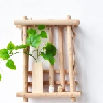 Rectangular Small Wooden Vase Manufacture, Vase For Home Decoration Wooden