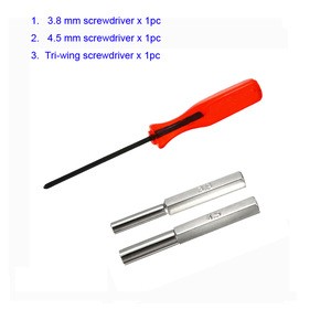 Red 3.8mm + 4.5mm Security Bit Screwdriver other game accessories tools for Nintendo Switch Lite