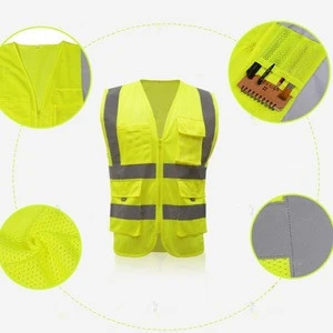 Reflective safety workwear with EN471 reflective safety vest