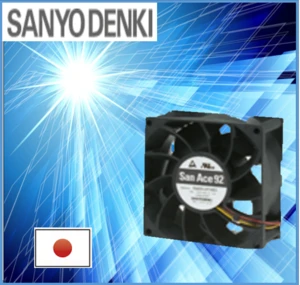 Reliable and high quality capacitor Sanyo fan motor with high air flow made in Japan