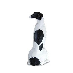 Resin Dog Statue, Realistic Dog Figure Model, Polyresin Custom Dog