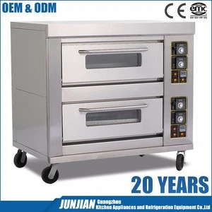 Restaurant Ovens And Bakery Equipment 2-Layer 6-Tray Industrial Size Baking Ovens