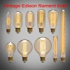 Retro E12 E14 2W 4W Edison Filament Bulb LED Light Lamp Candle AC 110V AC 220V C35