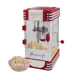 Retro Style Popcorn maker Hot Oil Big Popcorn Machine