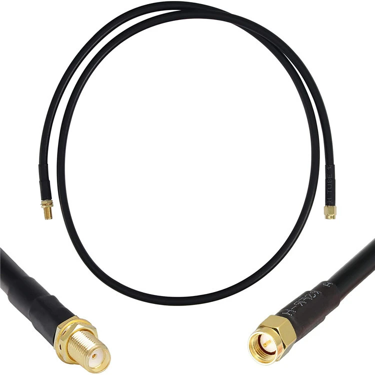 RG174 Cable SMA Male Plug to SMA Female Jack Bulkhead Coax Pigtail antenna cable
