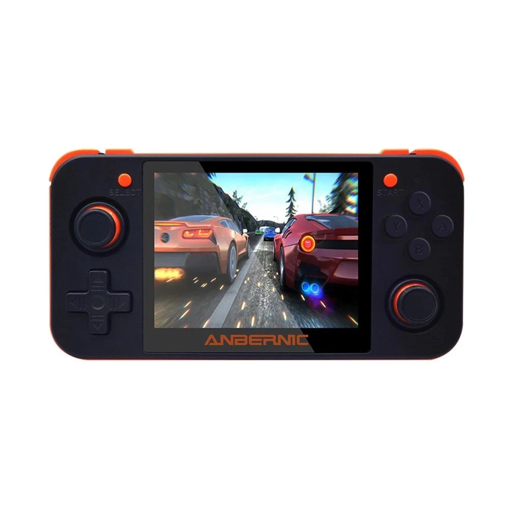 RG350 Retro Video Game Console 16GB Handheld Game Player 3.5-inch IPS Screen TV Output Rechargeable
