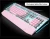Import rgb mechanical keyboard zero gaming keyboard keyboard elegant white colorful edition from China