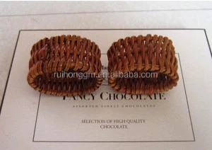 RH-YF21 wholesale weaved bracelet decorating towel ring rattan napkin ring