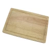 Roilife Wholesale Price Customized Logo  Rubber Wooden Cutting Board with Juice Groove