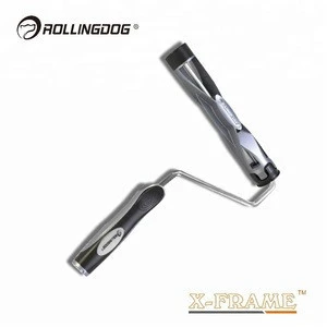 ROLLINGDOG Superiorly Designed 9 inch American Style Aluminum Rod Paint Roller Frame