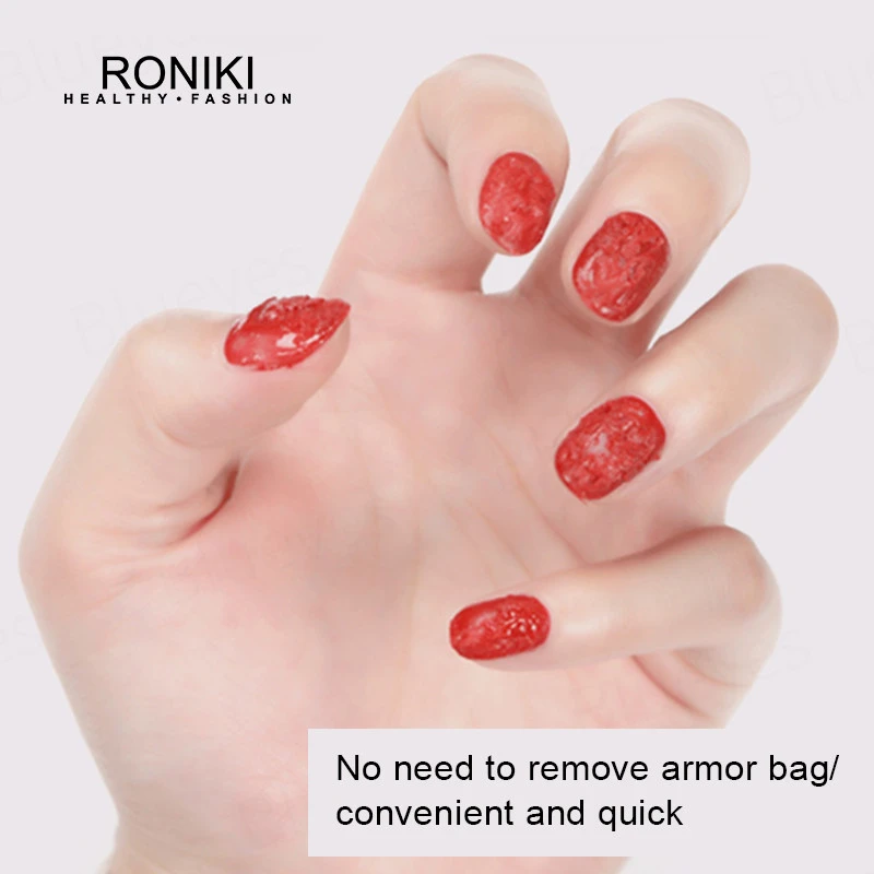 RONIKI New Product Salon Uv Magic Remover Gel Soak Off Nail Polish