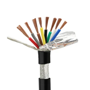 RVVP Copper Wire 8 core  PVC Flexible Alarm Cable Shielded Signal Cable Sheath Electrical Wires copper